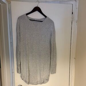 Gray Long Sleeve Women's Dress